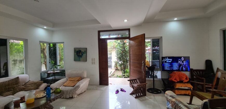 2-storey Modern House with Big Garden and Roof Deck For Sale in Pilar Village