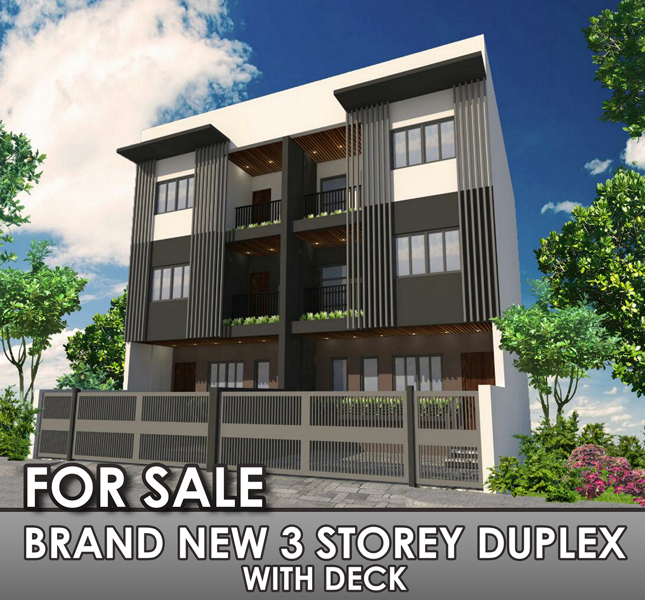 Pre-selling 3-story Duplex Units in Dona Manuela Subd., Las Pinas City