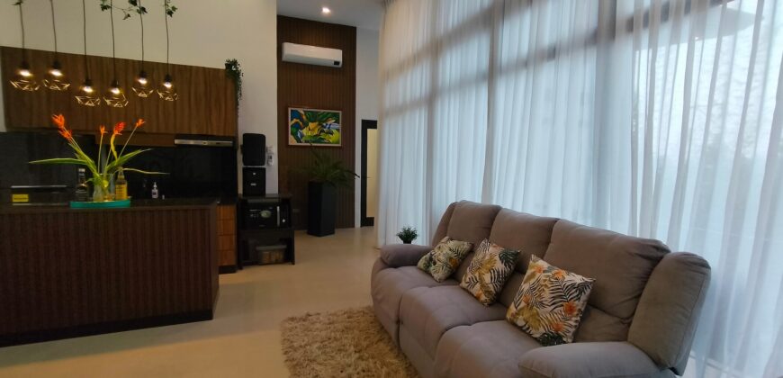 Modern Tropical Fully Furnished Twin House For Sale in Tagaytay Cavite