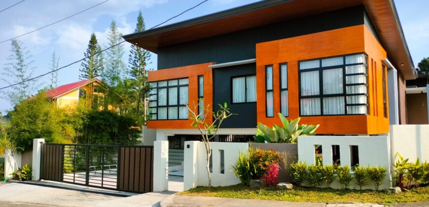 Modern Tropical Fully Furnished Twin House For Sale in Tagaytay Cavite