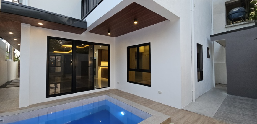 Modern Aesthetics: 2 Storey House with Swimming Pool in BF Homes Paranaque