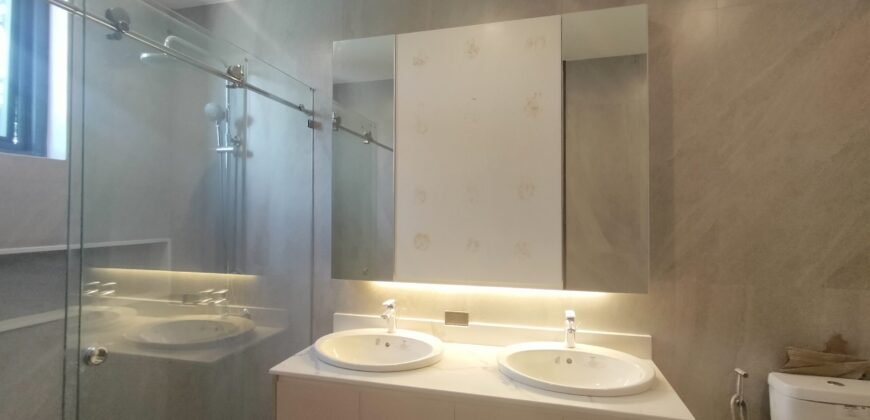 Brandnew Three-Storey House with Elevator Located in a Prime and Peaceful neighborhood.